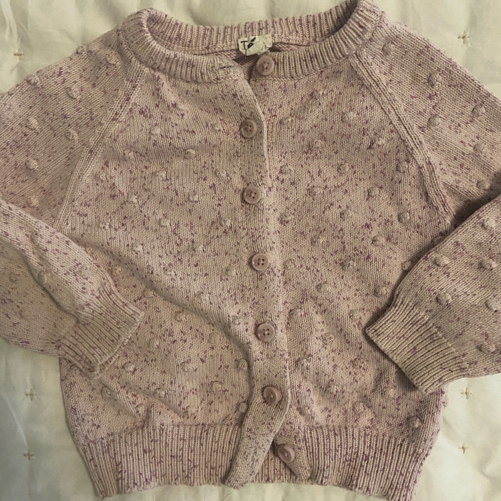 Jamie Kay girls 5 Pink Cardigan
